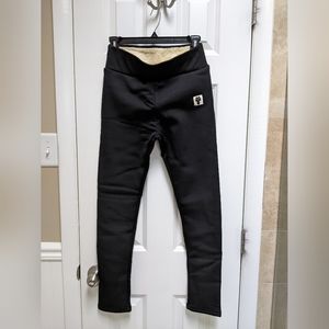 Cozy thermal insulated leggings by ZMS, black